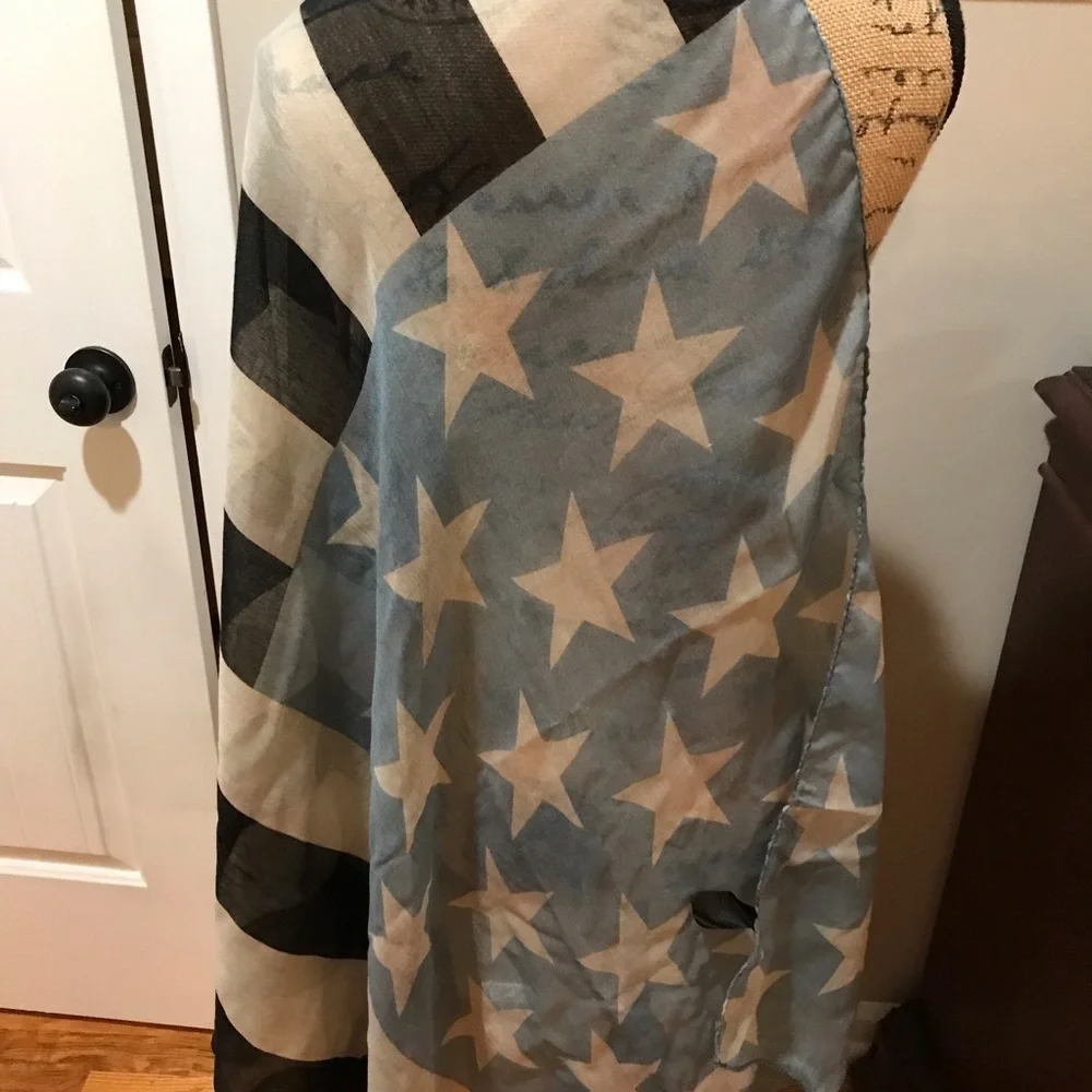 ✌️Bohemian Vibes Flag Scarf